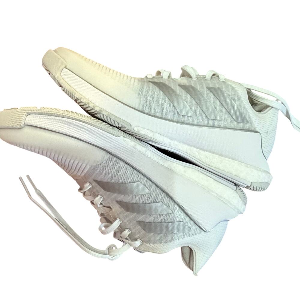 EUC Adidas Crazyflight performance indoor court shoes womens sz 8 Cloud white - Picture 9 of 9